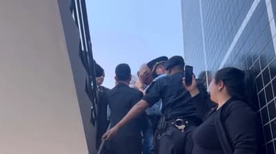 “Beto” Ovelar salva a hombre de lanzarse al vacío