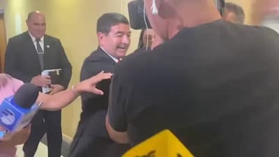 Senador Carlos Núñez ataca a prensa por caso Dakovo