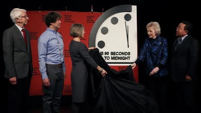 Reloj del Apocalipsis sigue a 90 segundos del 'fin del mundo', su peor registro