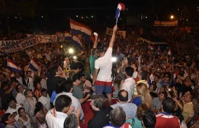 Paraguayos temían dictadura ante crisis por reelección de Cartes