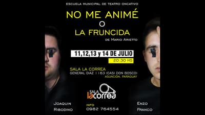 No me animé o la fruncida: Comedia cordobesa llega a Asunción