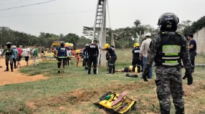 Hombre muere electrocutado en Ypané tras subir a columna de la ANDE