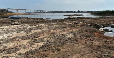 Lluvias insuficientes agravarán la bajante del río Paraguay
