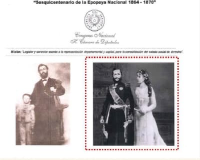 Historiador afirma que Diputados aprobaron ley con foto falsa de Lynch y López