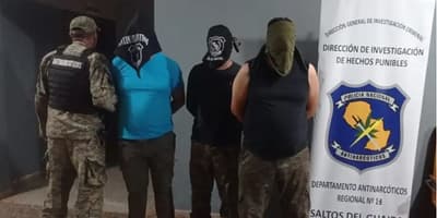 Canindeyú: Policías detenidos con 286 kilos de marihuana