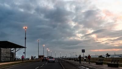 Tormentas eléctricas y cielo nublado marcarán el inicio de semana
