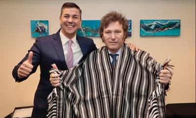 Milei realizará su primera visita oficial al país para reunirse con Peña