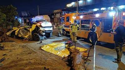 Triple choque en Luque deja un conductor fallecido