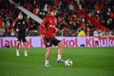 Galarza debutó en el empate entre River y San Lorenzo