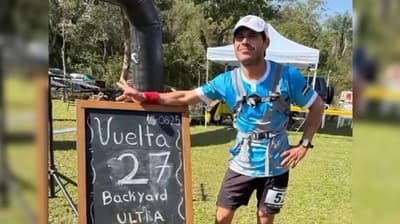 Guarda de micro rompe récord nacional corriendo por casualidad
