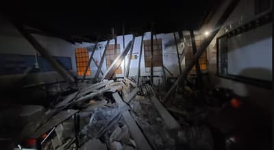 El techo de un aula del Colegio Nazaret en Lambaré colapsó sin dejar heridos