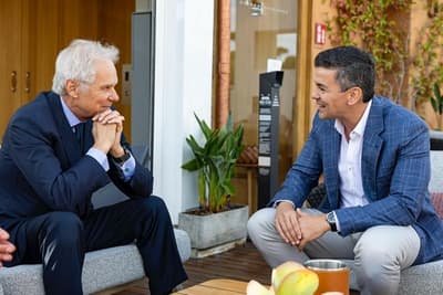 Peña se reunió en Roma con el CEO de Webuild
