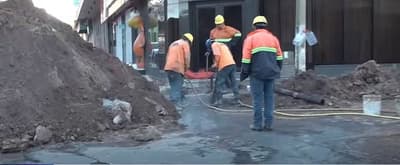 Calles cerradas por obras eléctricas en el microcentro