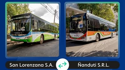 Primeras líneas con transbordo gratuito en el área metropolitana