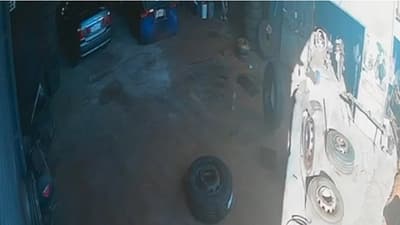 Cubierta explotó durante reparación en gomería