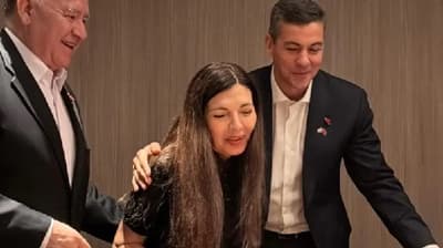 Usan cuentas oficiales de la Embajada en Taiwán para felicitar a la “embajadora” Gisele Mousqués