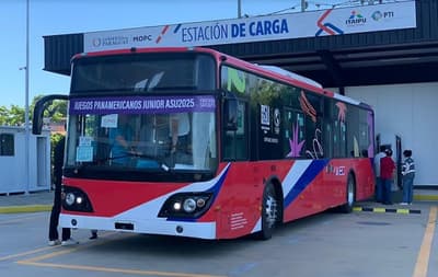 Buses eléctricos unirán Itauguá y Lambaré con 40 nuevas unidades