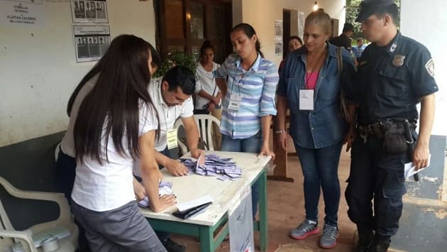 Colorados se imponen en comicios de 4 nuevos distritos