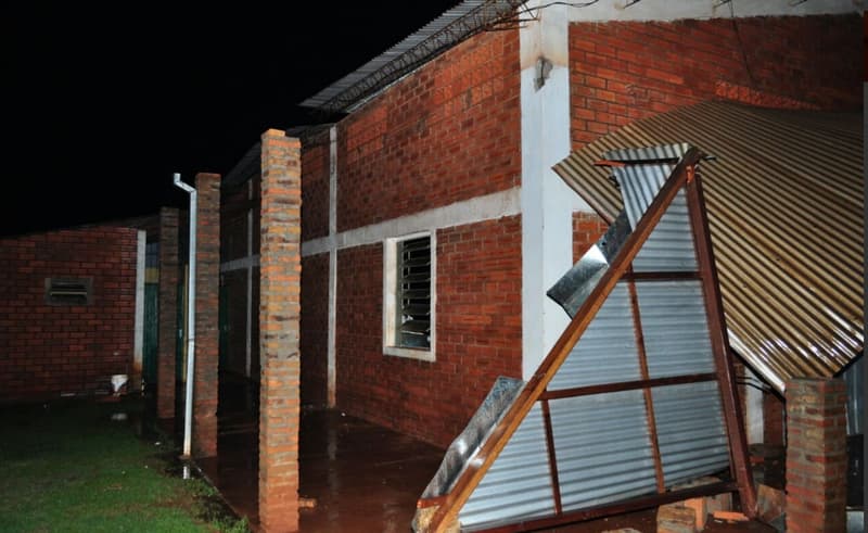 Violento temporal en el sur