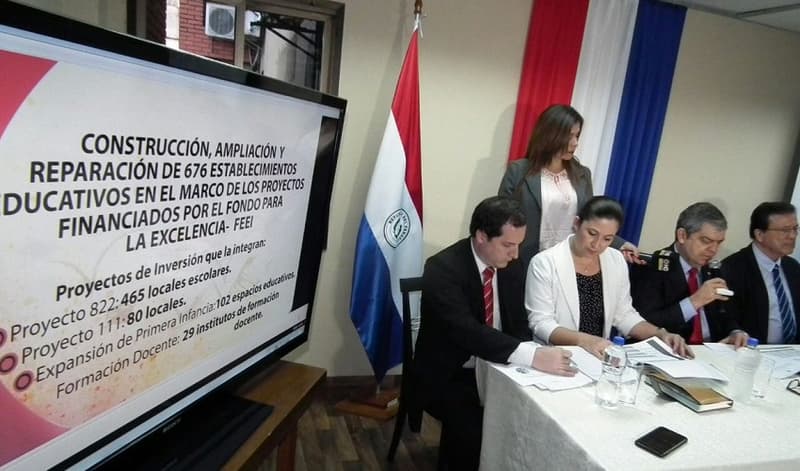 MEC invertirá USD 73 millones en escuelas y colegios