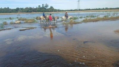 Yabebyry en estado crítico