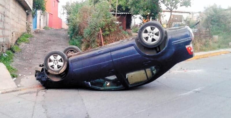 Accidente destruye parte de vivienda