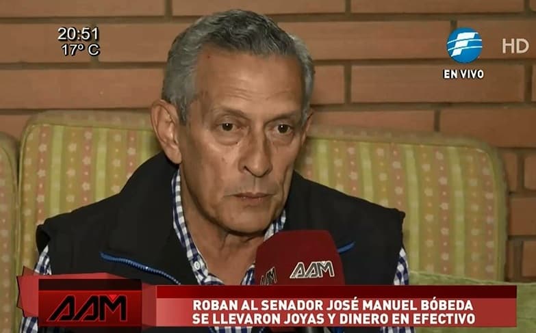 Bóbeda habla sobre el robo que sufrió