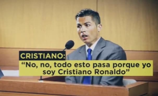 Cristiano se defiende ante jueza