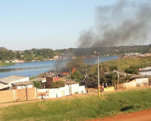 Buscan controlar incendio en Cateura