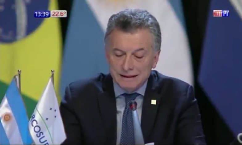 Macri solicita elecciones en Venezuela y ofrece mediación del Mercosur