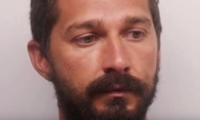 Shia LaBeouf es detenido ebrio y causando disturbios