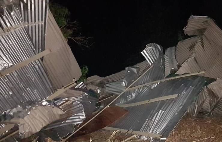 Temporal causó destrozos en el Chaco