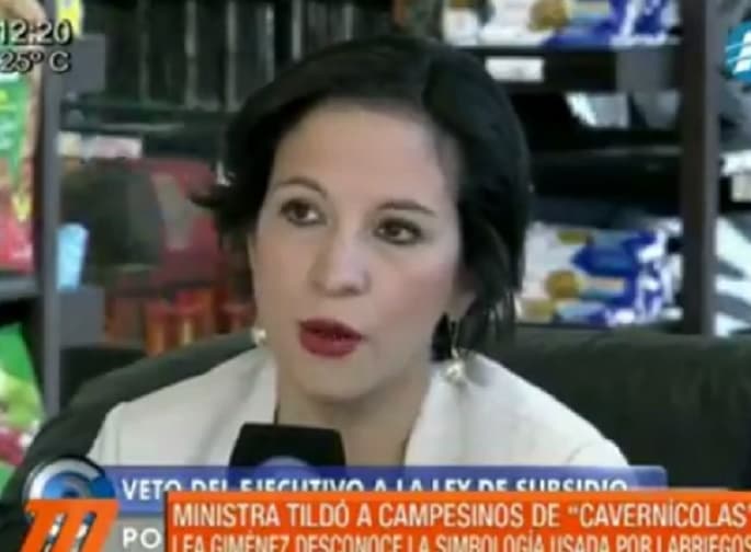 Ministra sobre campesinos: "Ya no somos cavernícolas"