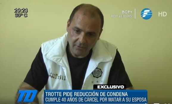 Adolfo Trotte pide reducción de su condena