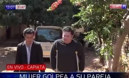 Hombre denuncia a su mujer por golpearlo