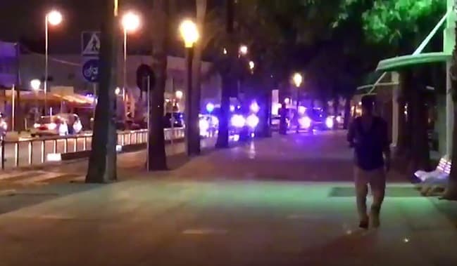 Balaceras en Cambrils tras atentado en Barcelona