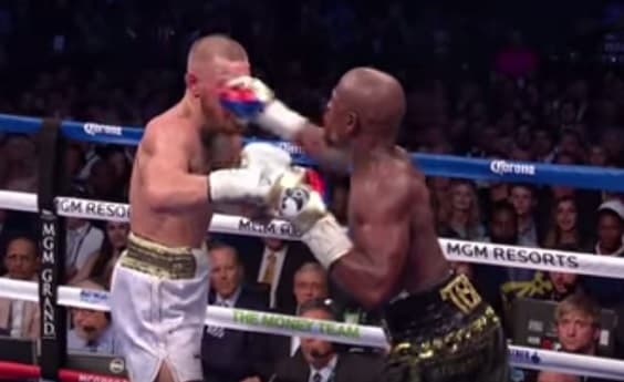 Mayweather castigó a McGregor