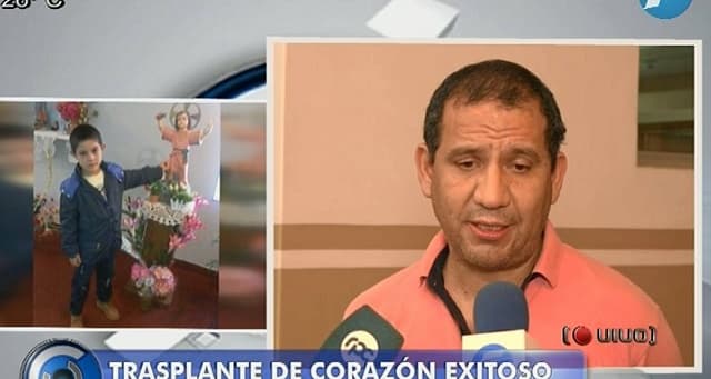 Niño recibe corazón con éxito