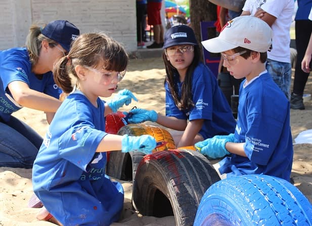 Yguazú cementos reformó escuela de Remansito