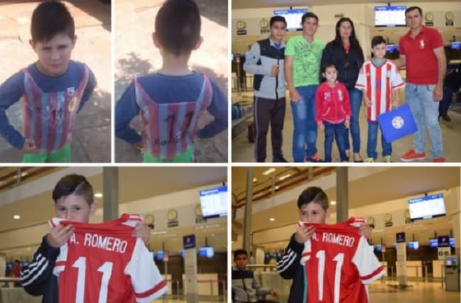 Niño que usaba Albirroja de hule, ahora cumple su sueño