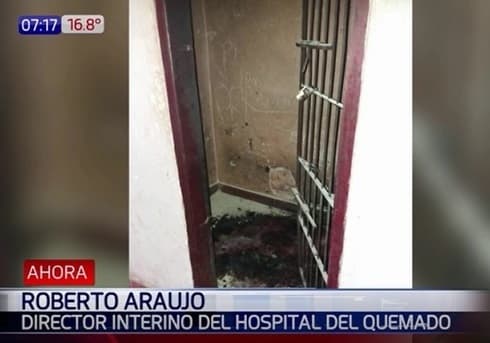 Murió detenido que prendió fuego en su celda