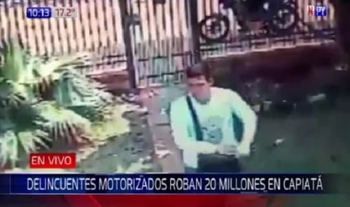 Simulan ser cobradores, pero son ladrones