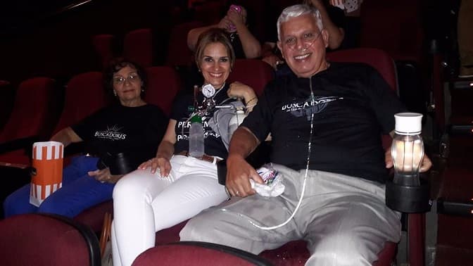 Calmó su afección al disfrutar de Los Buscadores