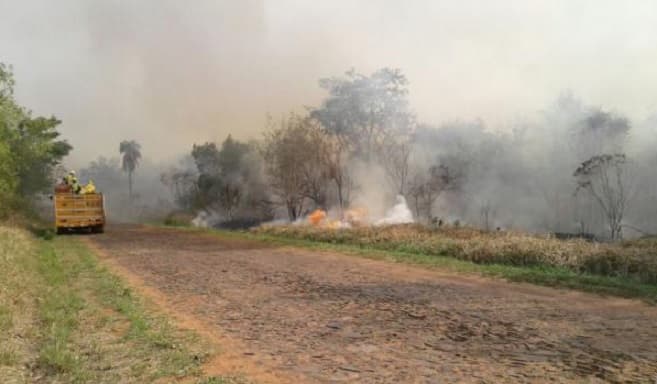 Gran incendio forestal en el Parque Nacional