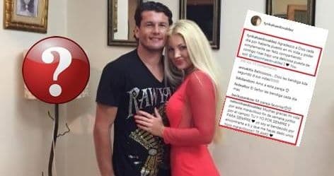 Martynka destila amor hacia Nelson Haedo con romántica dedicatoria