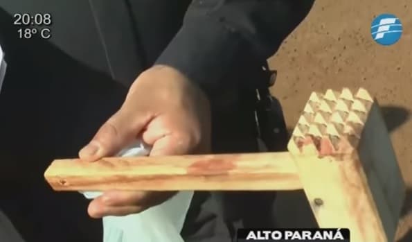 Cansada de ser violentada, golpeó a su pareja con un mazo