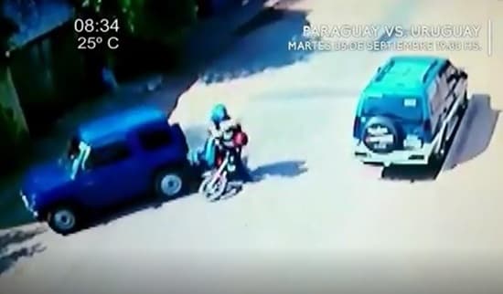 Motochorros se accidentan luego de asaltar