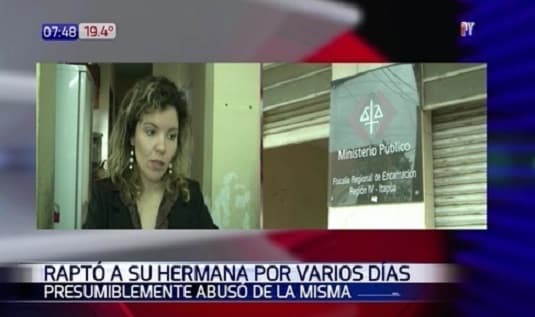 Aprehenden a joven sospechoso de abusar de su hermana