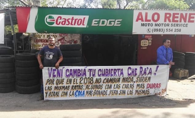 Reaparece gomero con fuertes frases contra políticos