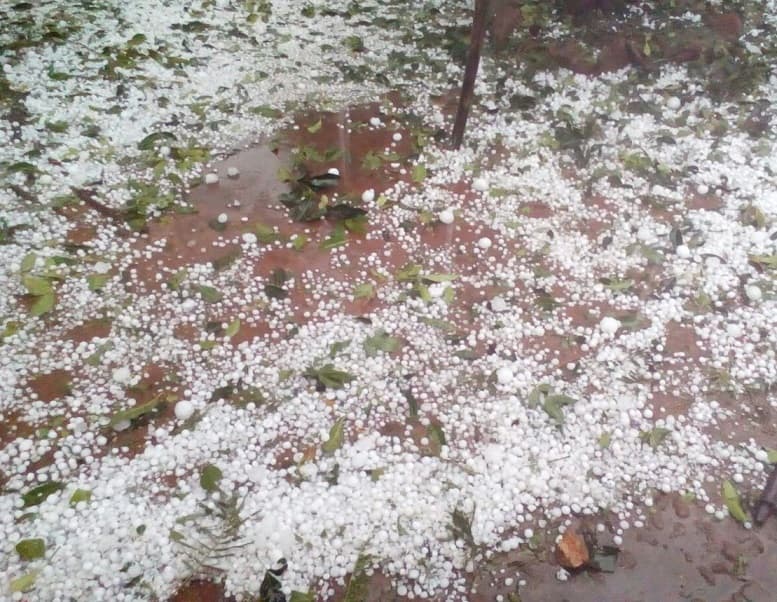 Granizada causa destrozos en Misiones y Ñeembucú